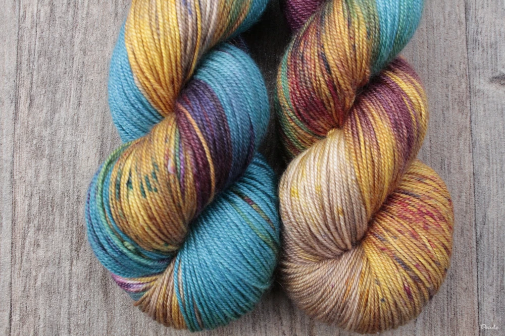 "Water nymph" - 70%merino/10%kašmír/20%hedvábí