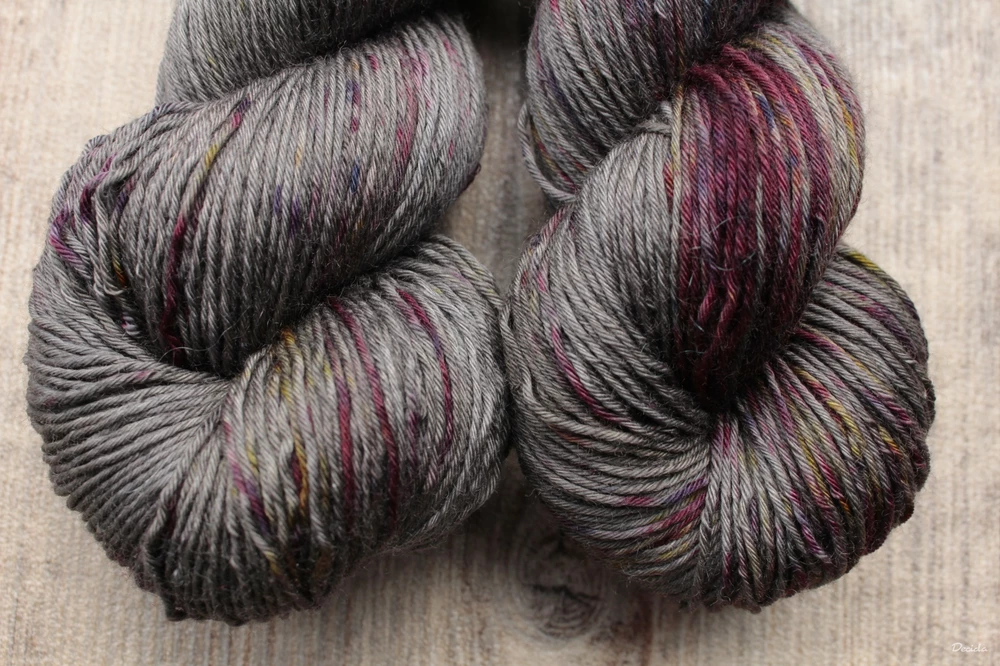 "Antracit burgundy" - extra MERINO se sw 3mm