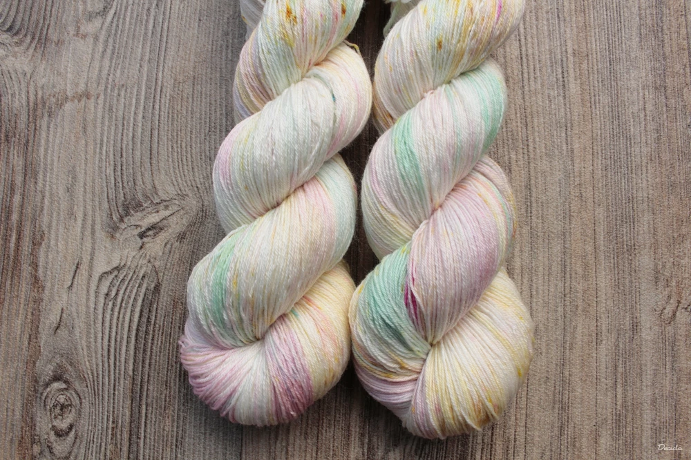 "Marshmallow" merino/hedvábí 2mm