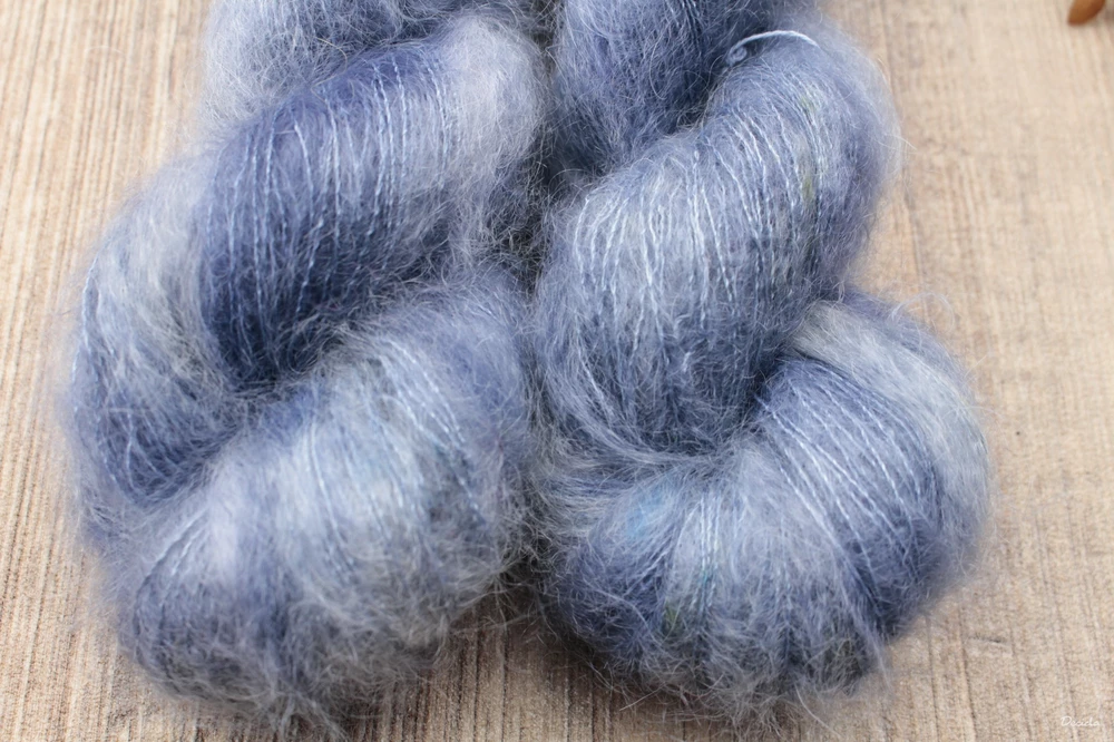 "Metal" - 72%mohér/28%hedvábí 50g NOVINKA