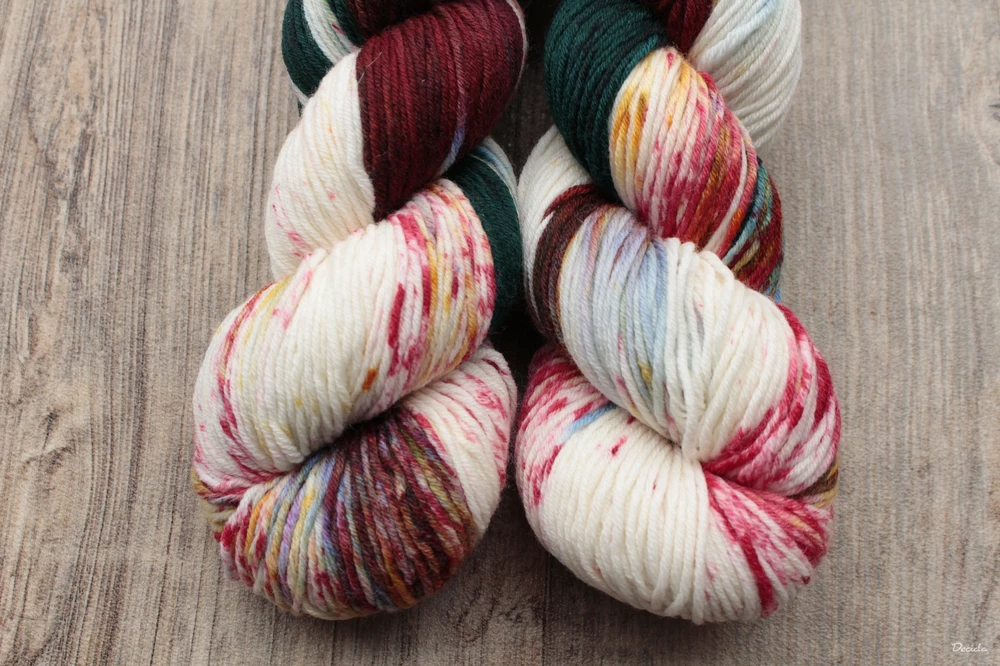 "Christmas candies" - extra MERINO se sw 4mm