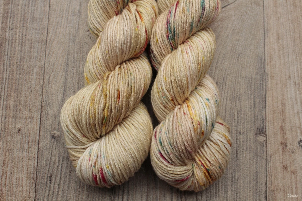 "Gold Church" Merino/hedvábí 4mm