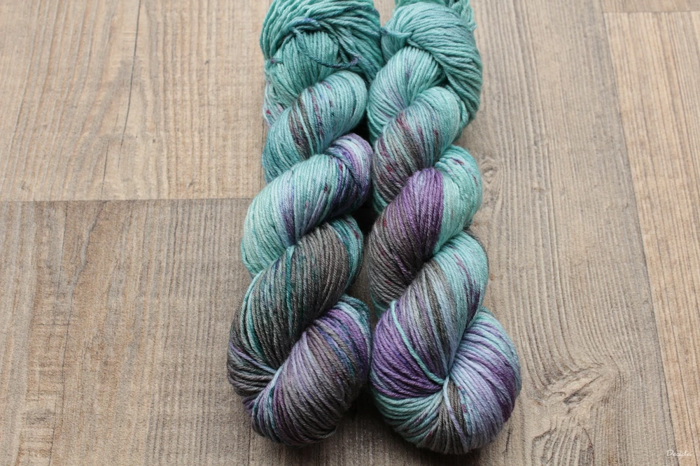 "Aquamarine" Merino/hedvábí 4mm 