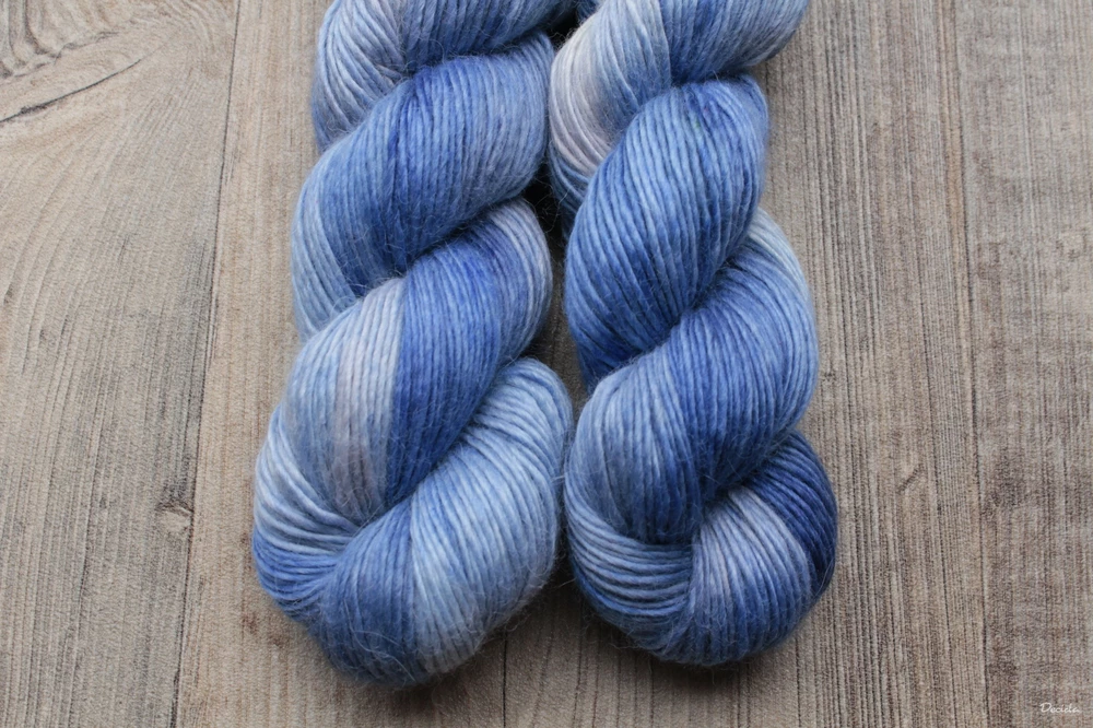 "Sky blue" 40%alpaka/40%merino/20%hedvábí