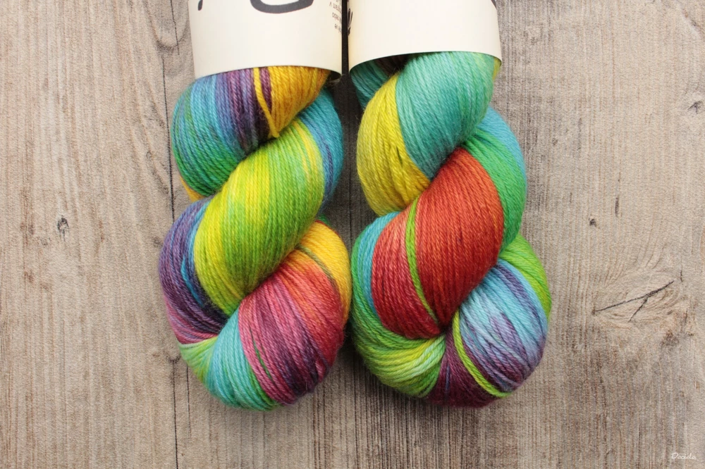 "Happy" - EXTRA Merino sw/polyamid 365m/100g