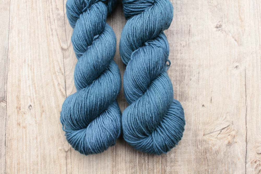 "Blue teal" - extra MERINO se sw 4mm