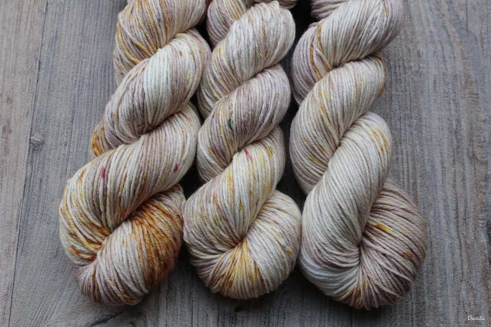 "Golden church 2" Merino/hedvábí 4mm 