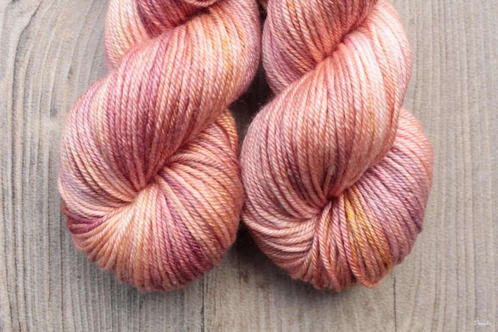 "Peach" merino/hedvábí 50/50 212m