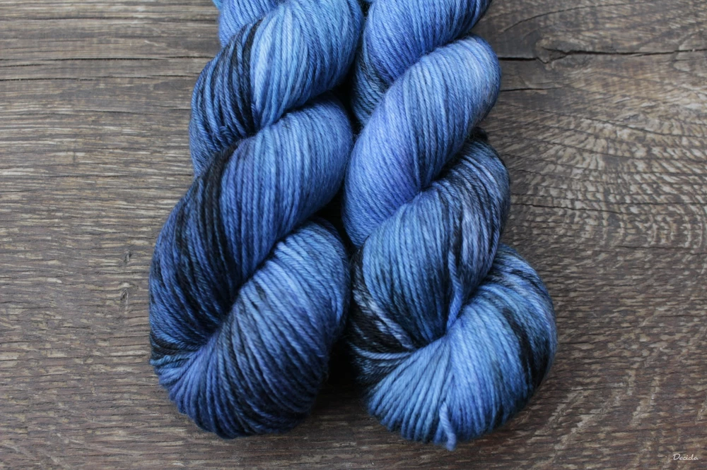 "Blue Night" - NOVINKA  Merino sw/polyamid 270m/100g