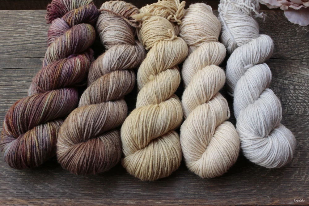 jednobarevné - NOVINKA  Merino sw/polyamid 270m/100g