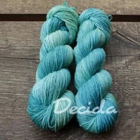 "Mint love" Merino/hedvábí 4mm 