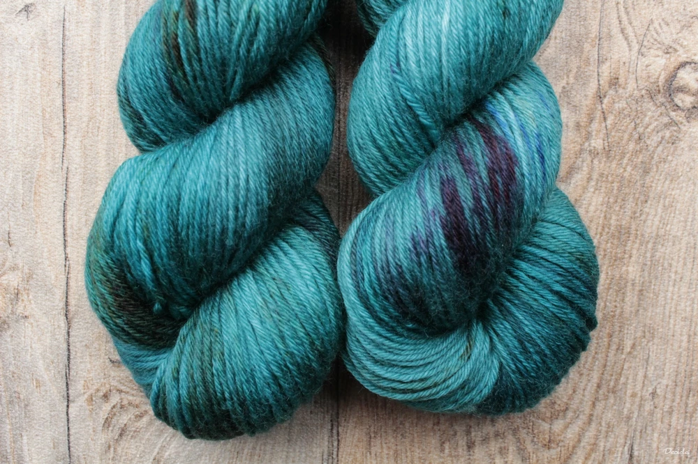 "Teal" - NOVINKA  Merino sw/polyamid 270m/100g