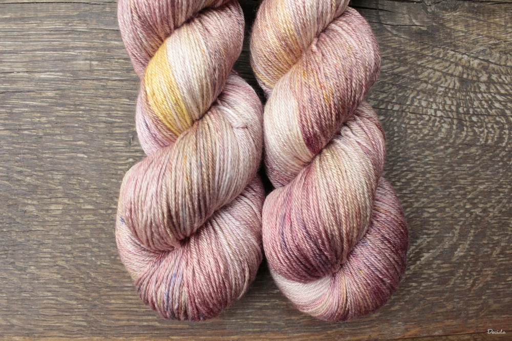 "Sušená kytice" merino/hedvábí 50/50 400m