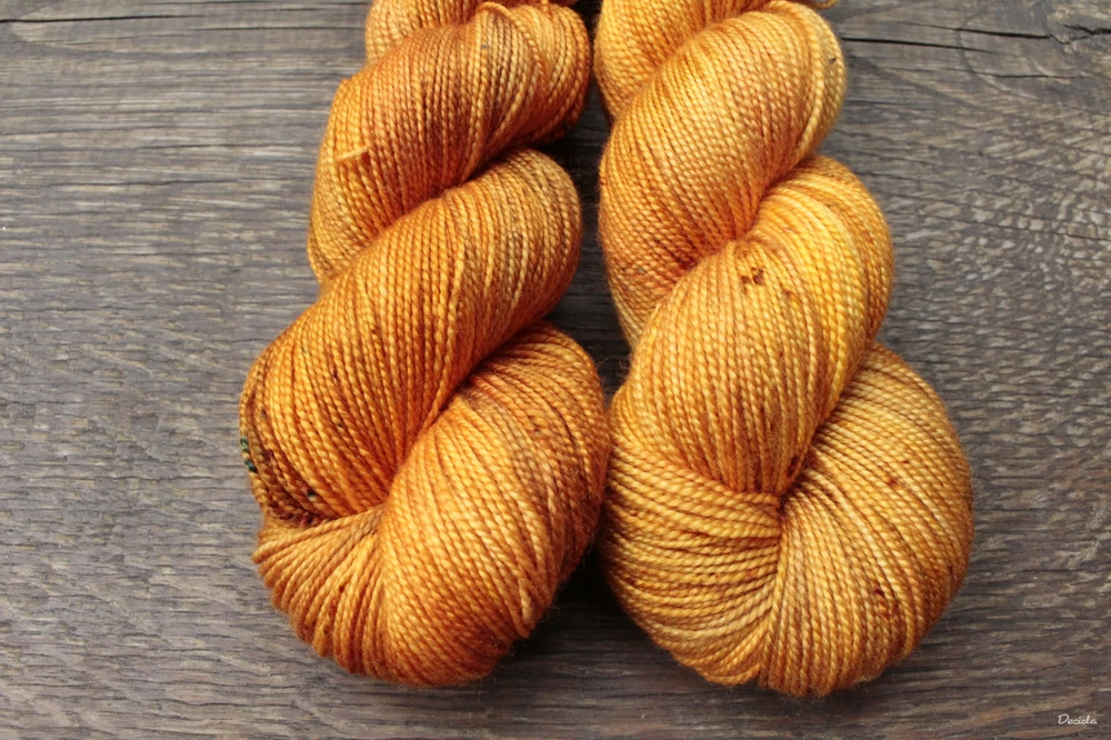 "Oranžáda" merino/hedvábí 80/20 400m Twist 