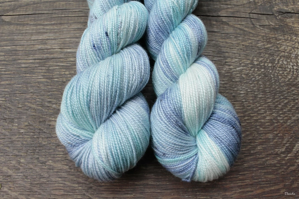 "Na modrém obláčku" merino/hedvábí 80/20 400m Twist 