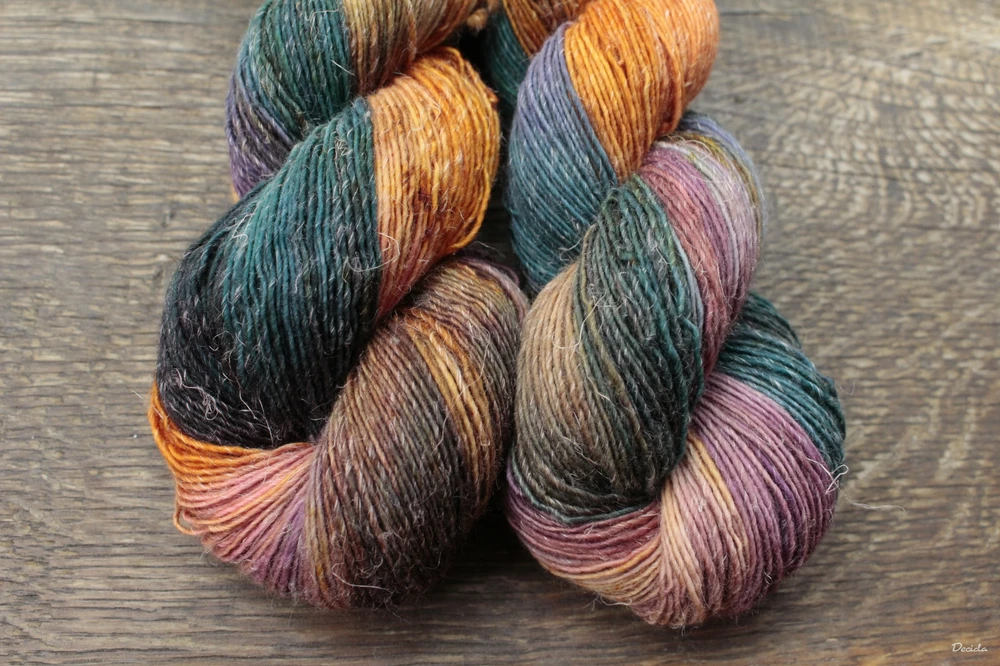 "Lazy fox" -  Single 90% Merino/10% Len 366m