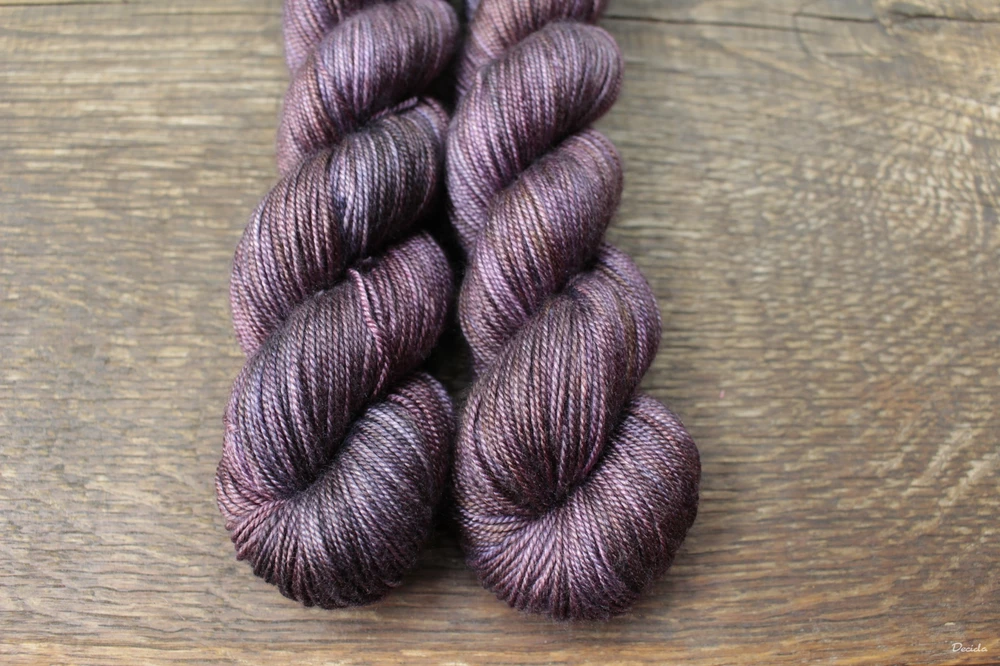"Švestka" merino/hedvábí 50/50 300m