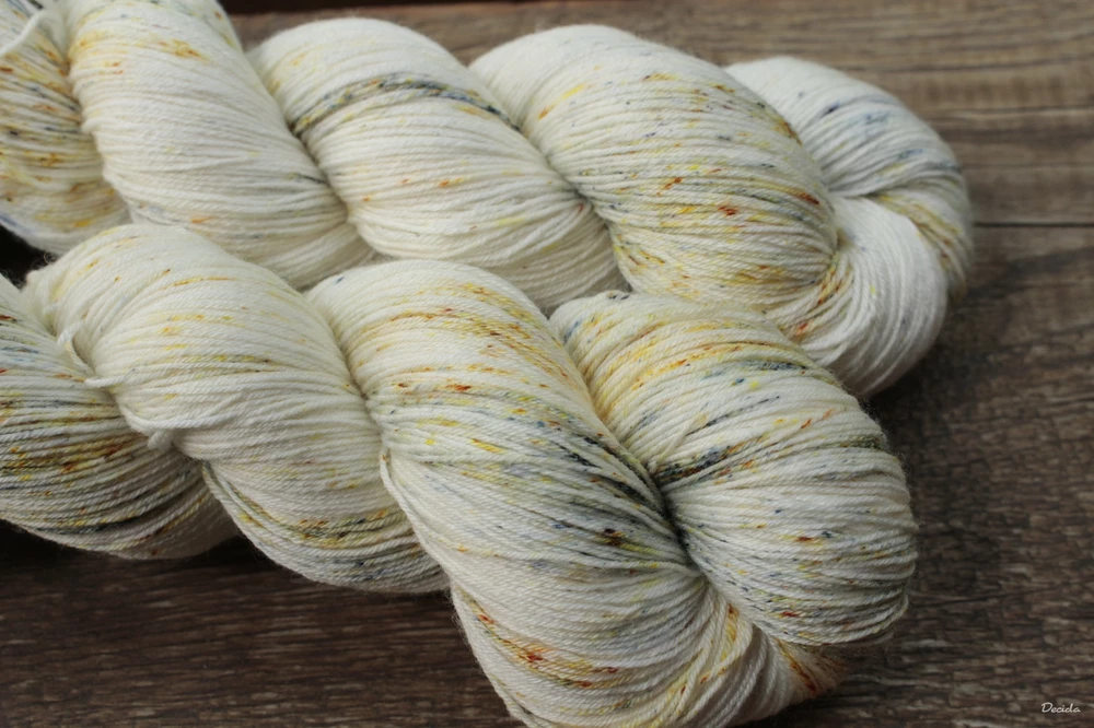 "Gold river" merino/hedvábí 2mm