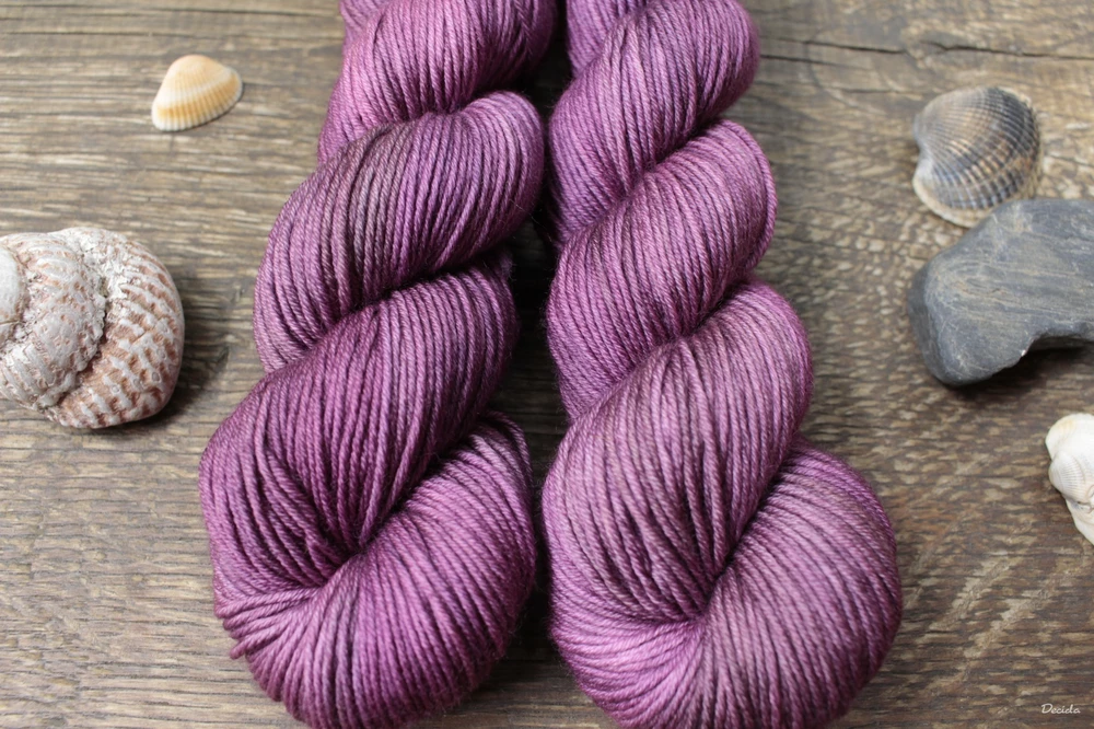 "Jemná Burgundy" - extra MERINO se sw 4mm