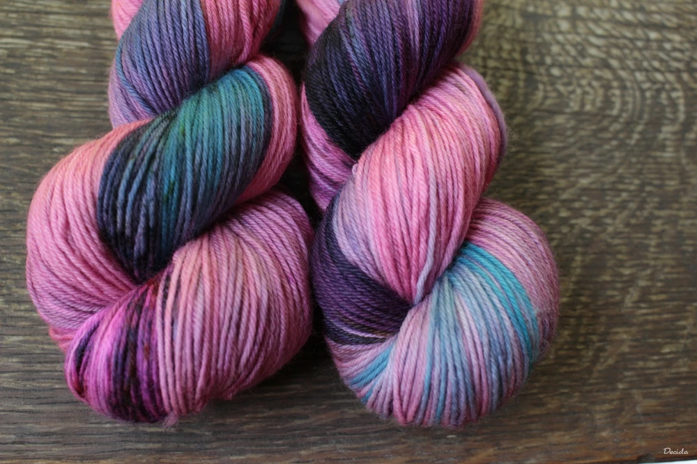 "Happy" - EXTRA Merino sw/polyamid 365m/100g