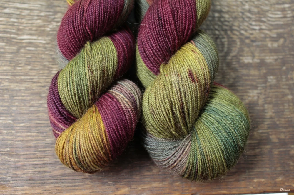"Day by day" 100g -  70%merino 10%nylon 20% yak