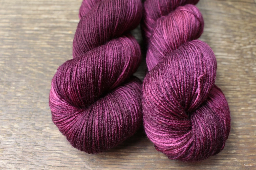 "Pink burgundy" -  extra MERINO se sw 3mm