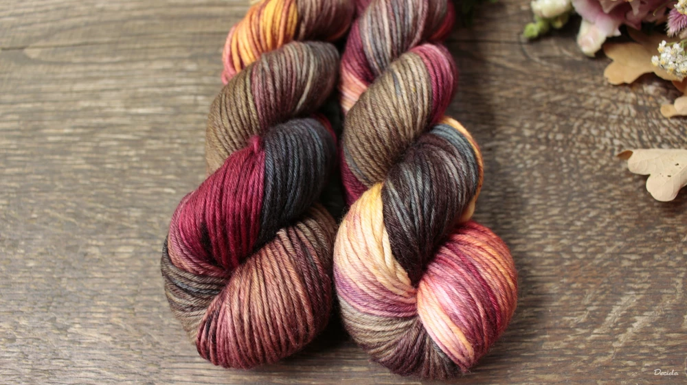 "Óda na podzim" - Merino sw/polyamid 4,5mm