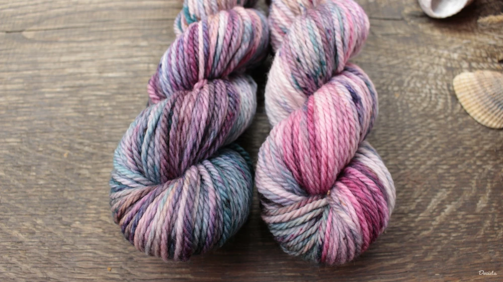 "Pink Manila" Chunky merino sw 100m/100g