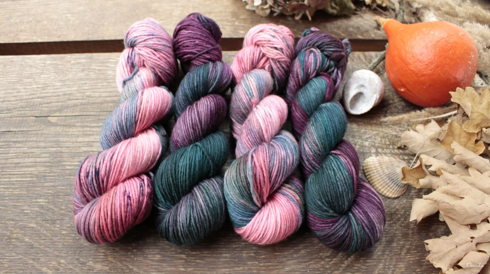 "Nymph 2" - Merino sw/polyamid 4,5mm