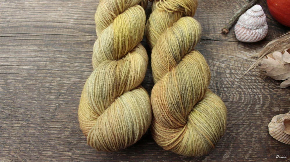 "Yellow stone" - EXTRA Merino sw/polyamid 365m/100g