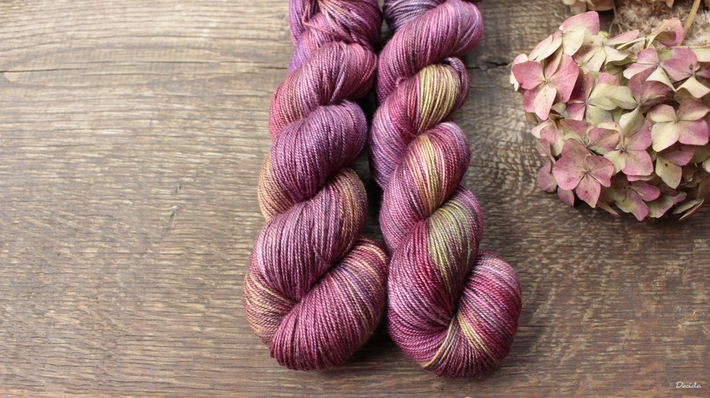 "Hydrangea" merino/hedvábí 50/50 300m 