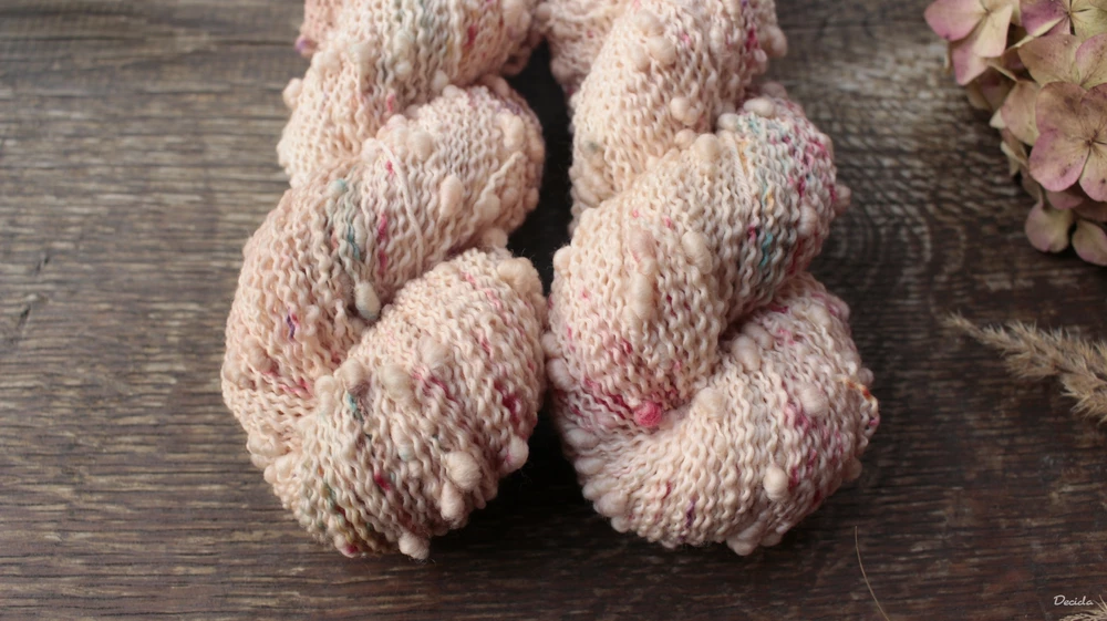 "Kremrole" - efektní merino SLUB