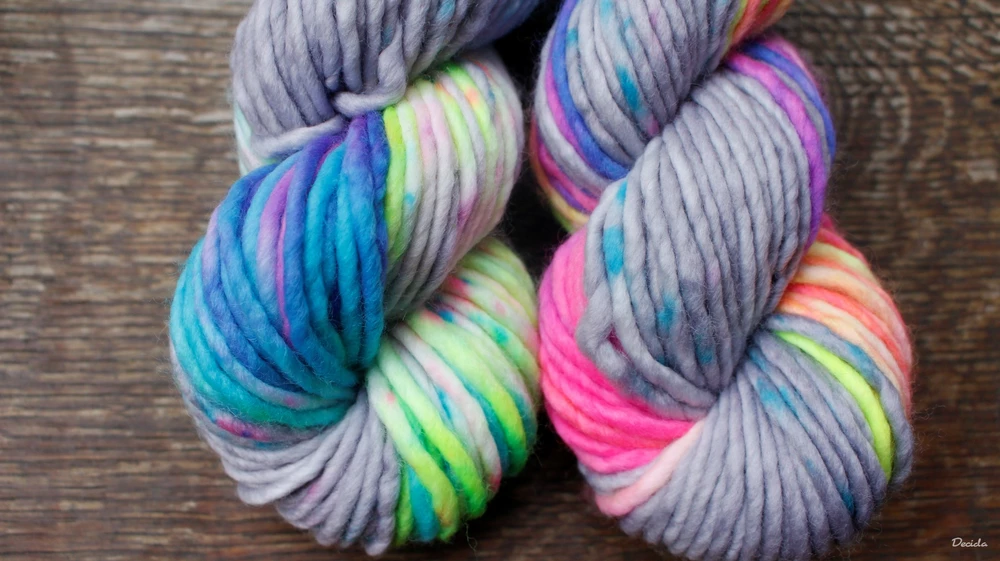 "Neon in the fog" extra MERINO/nylon se sw 70m