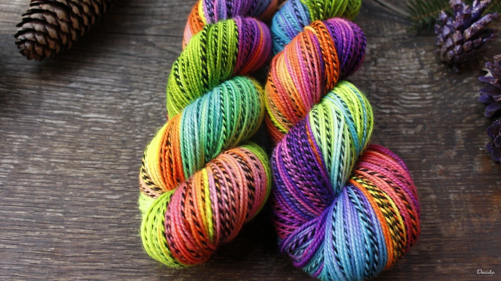 "Neon" - ZEBRA Merino sw/nylon 365m/100g