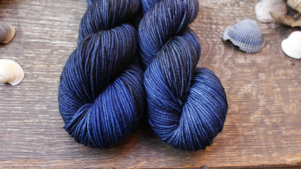 "Blue night" - extra MERINO se sw 4mm