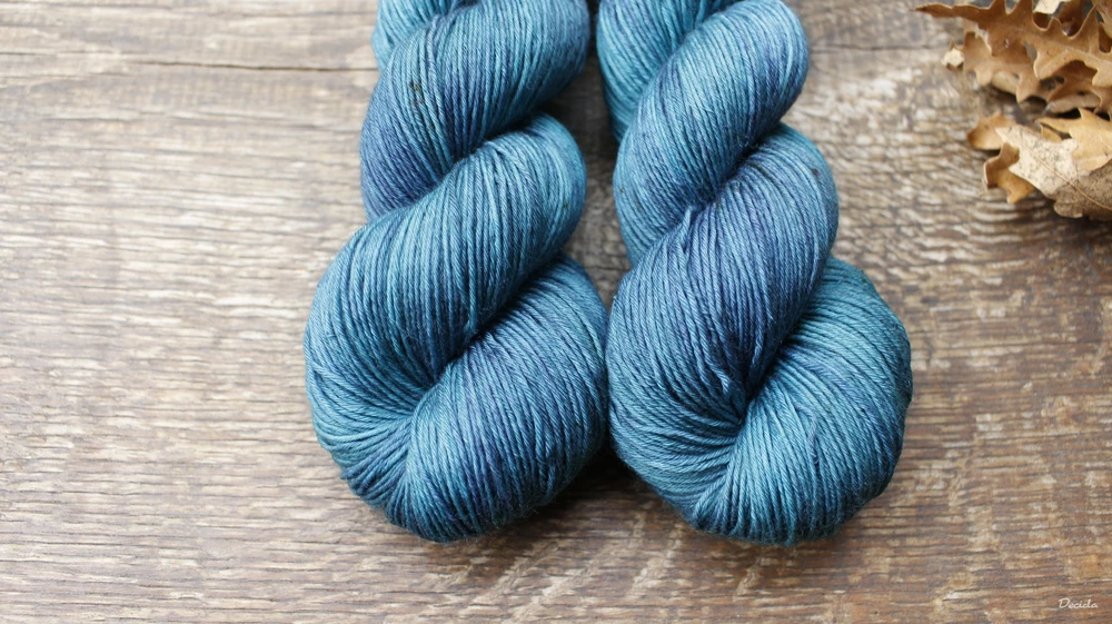 "Lake blue" - extra MERINO se sw 3mm