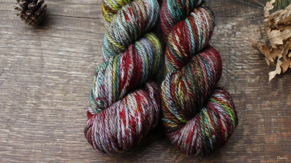 "Lesanka" Chunky merino sw 100m/100g