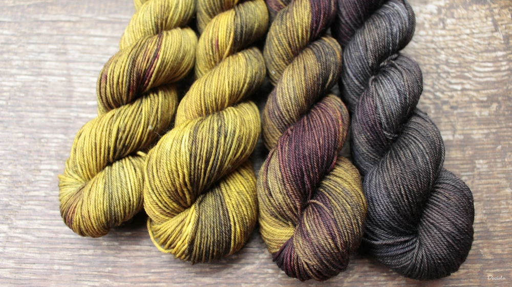 Fade set "Tierra 1"- 4x 50g  merino sw 400m/100g