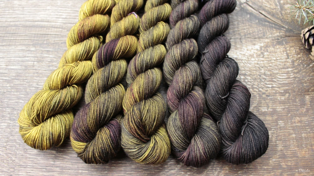 Fade set "Tierra 2"- 5x 50g  merino sw 400m/100g