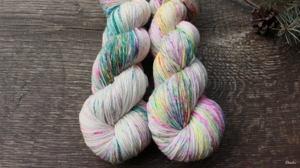 "Speckled Unicorn" - EXTRA Merino sw/polyamid 365m/100g