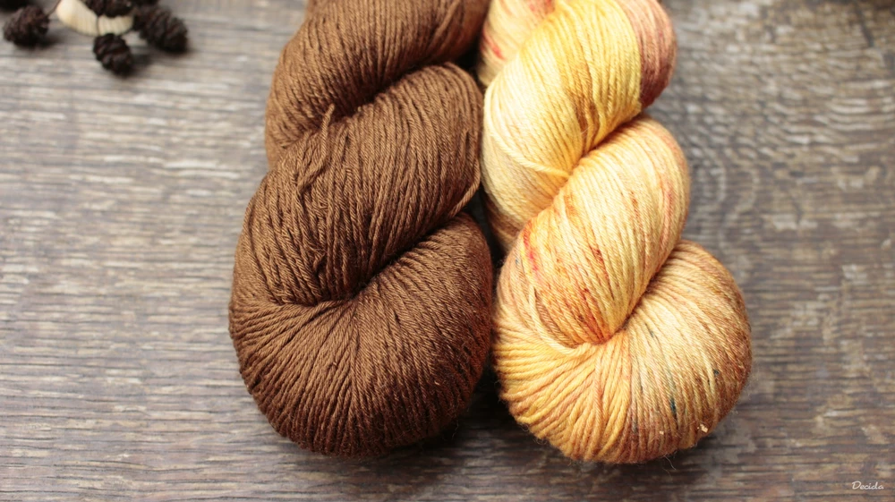 "Set 2" 200g -  Merino/hedvábí 360m