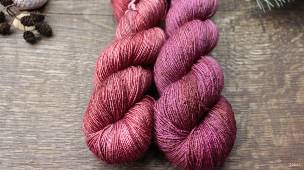 "Set 4" 200g -  Merino/hedvábí 360m