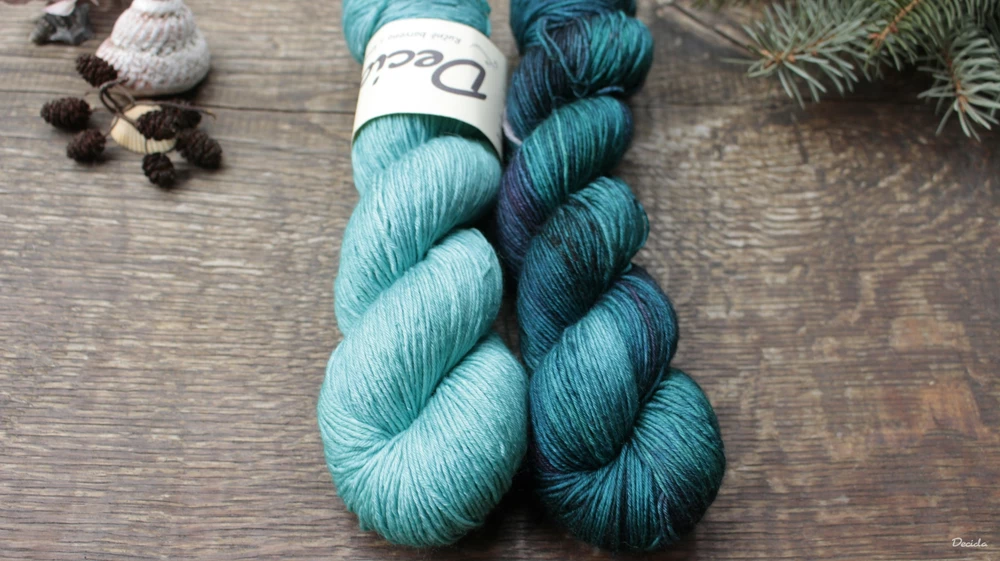"Set 5" 200g -  Merino/hedvábí 360m
