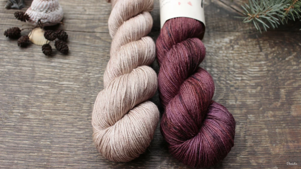 "Set 7" 200g -  Merino/hedvábí 360m