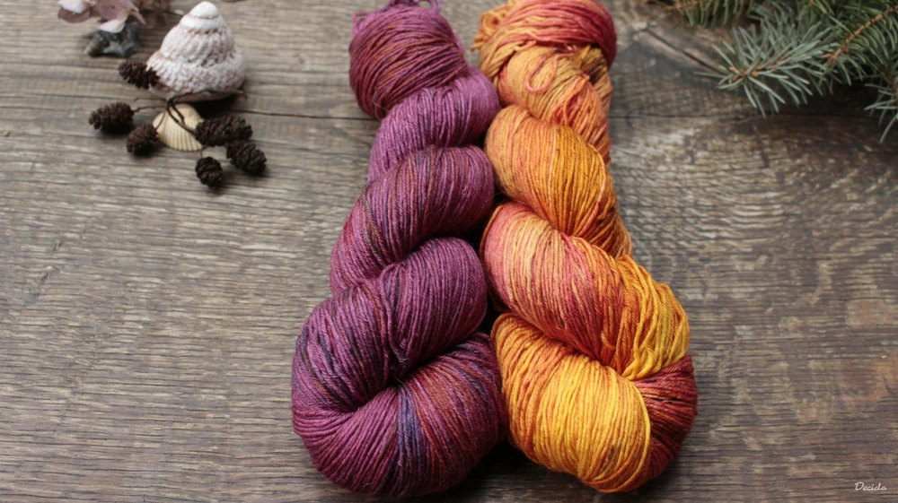 "Set 8" 200g - Merino/hedvábí 360m