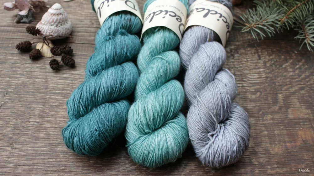 "Set 17"  300g -  Merino/hedvábí 360m