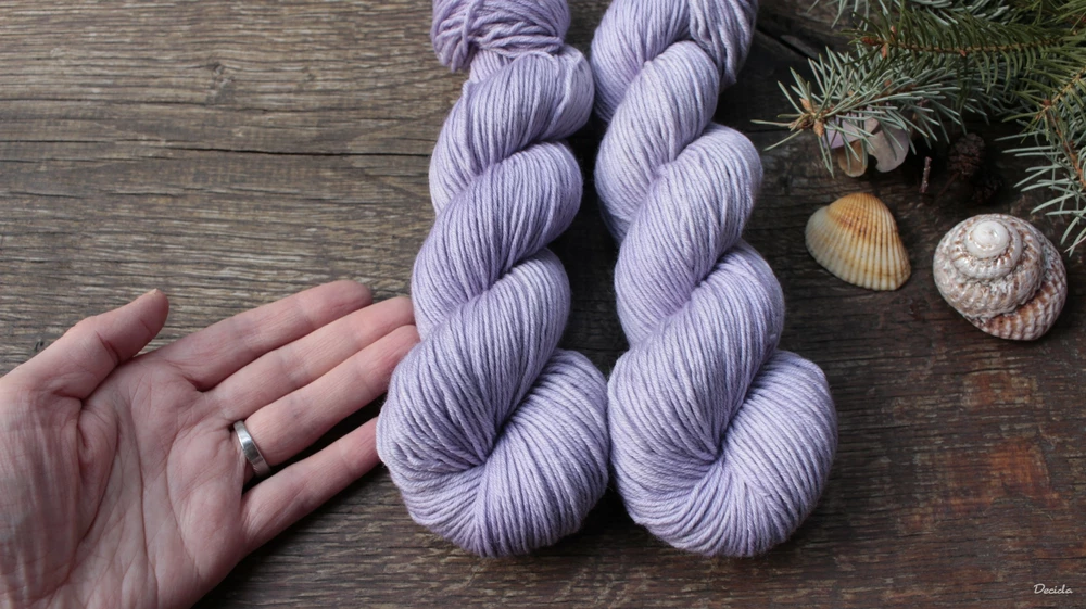 "Lila" Merino/hedvábí 4mm 