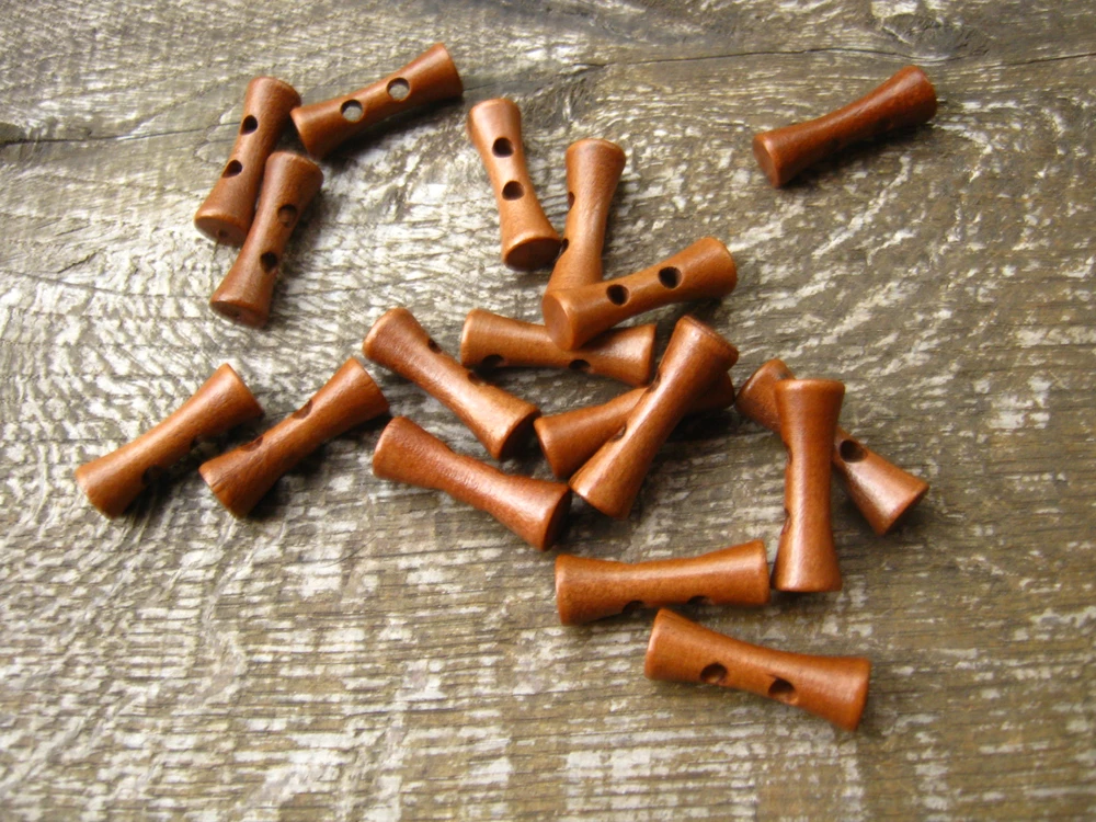 Dřevěné knoflíky 35mm