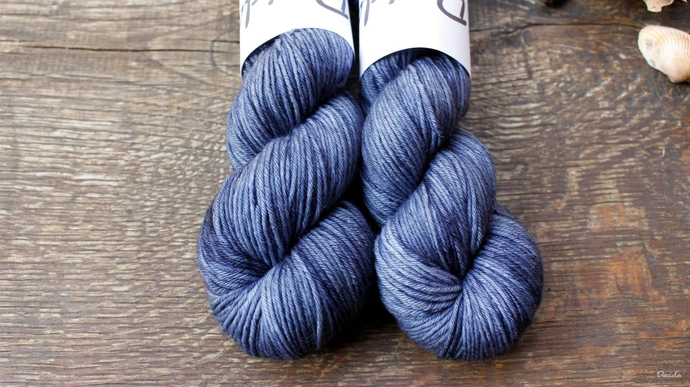 "Jeans - modrošedá" -  Merino sw/polyamid 270m/100g