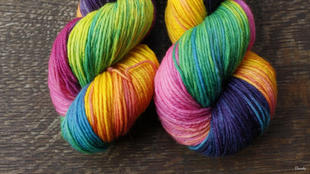 "Duha" -  Merino sw/polyamid 270m/100g